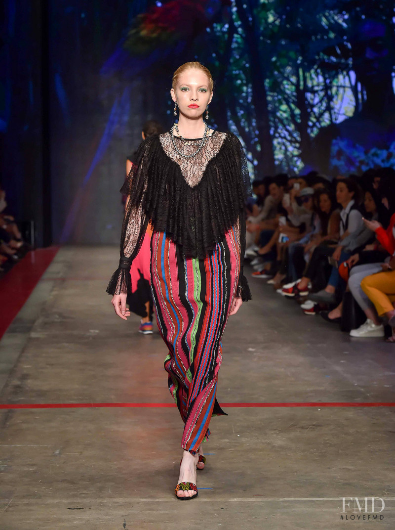 Alejandra Velasco featured in  the Lydia Lavin fashion show for Autumn/Winter 2018