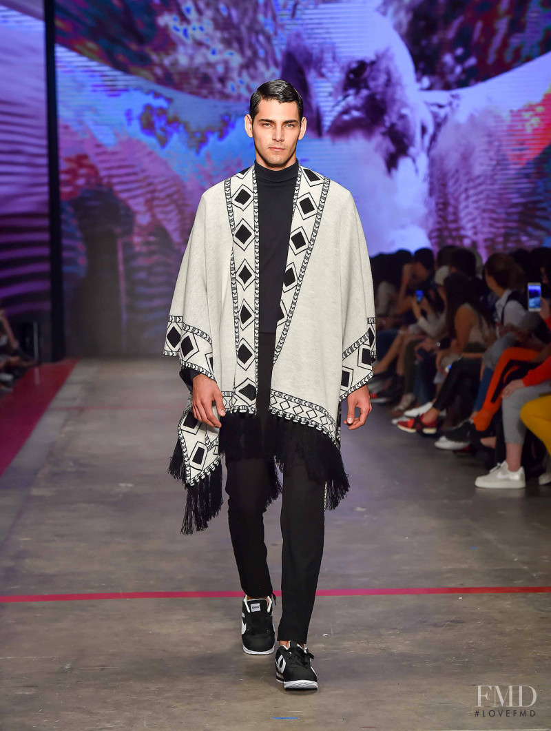 Rafael Sanchez featured in  the Lydia Lavin fashion show for Autumn/Winter 2018