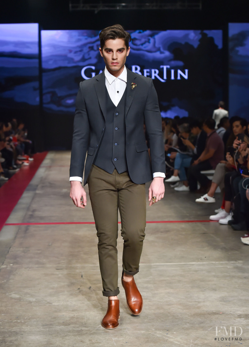 Alejandro Acosta featured in  the Galo Bertin fashion show for Autumn/Winter 2018