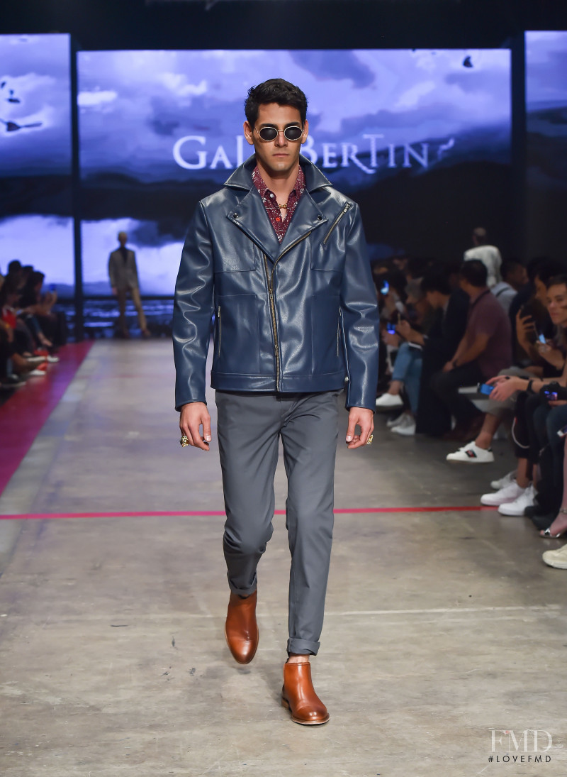 Rafael Sanchez featured in  the Galo Bertin fashion show for Autumn/Winter 2018