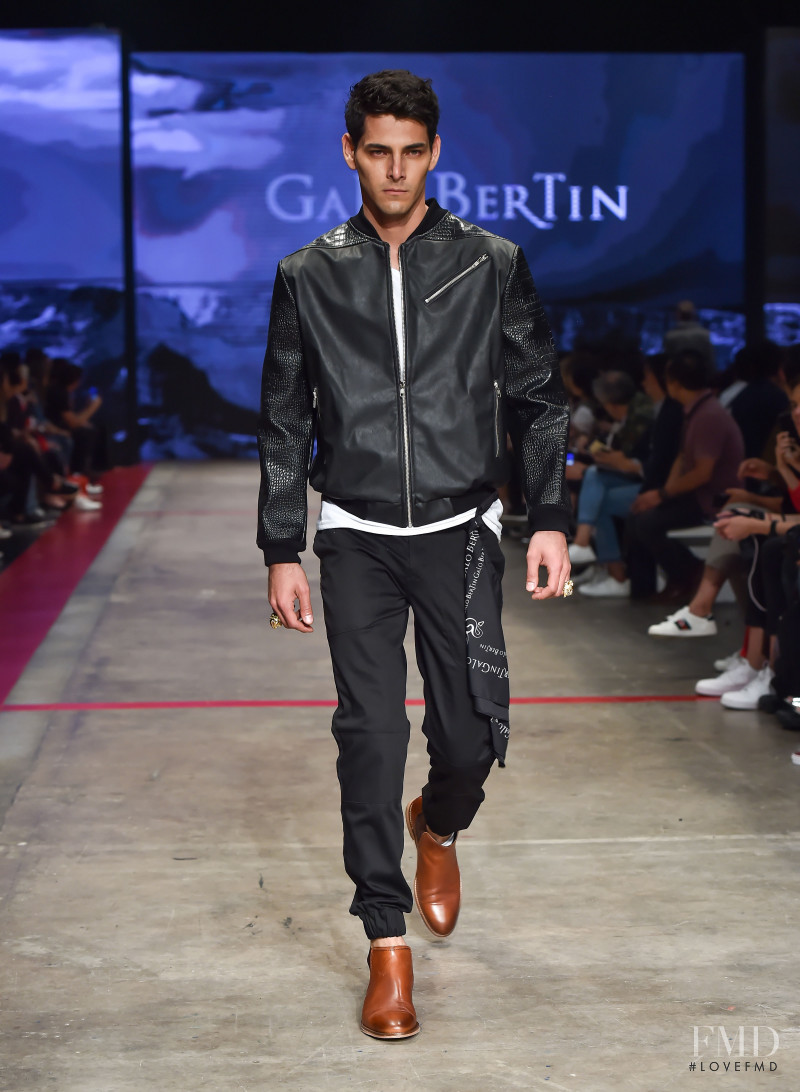 Rafael Sanchez featured in  the Galo Bertin fashion show for Autumn/Winter 2018