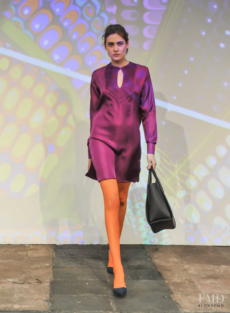 Columba Diaz featured in  the Pineda Covalin fashion show for Autumn/Winter 2017