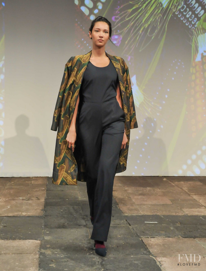 Daniela de Jesus featured in  the Pineda Covalin fashion show for Autumn/Winter 2017