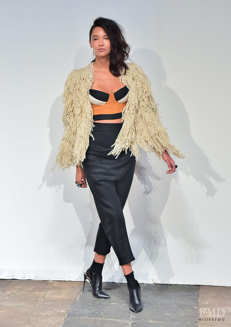 Daniela de Jesus featured in  the Sandra Weil fashion show for Autumn/Winter 2017