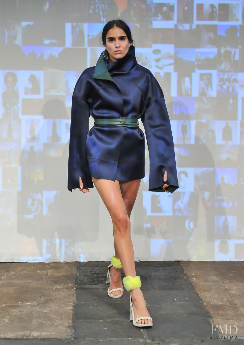 Alejandra Infante featured in  the Esteban Cortazar fashion show for Autumn/Winter 2017