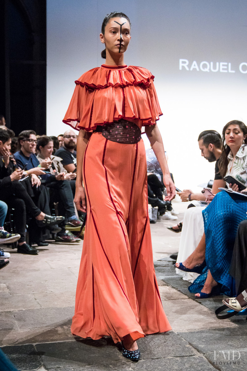 Daniela de Jesus featured in  the Raquel Orozco fashion show for Autumn/Winter 2017