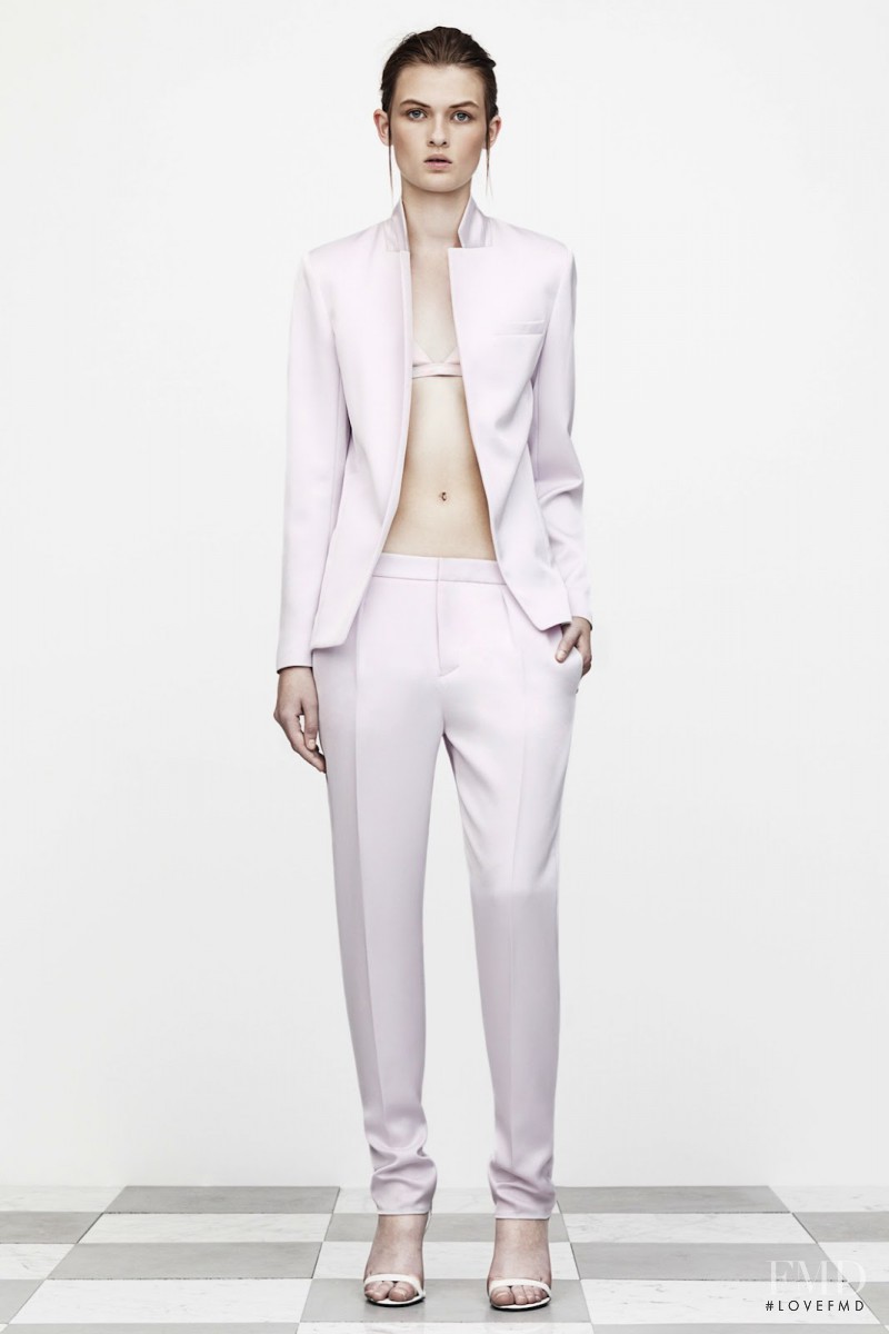 Lara Mullen featured in  the T by Alexander Wang lookbook for Spring 2013