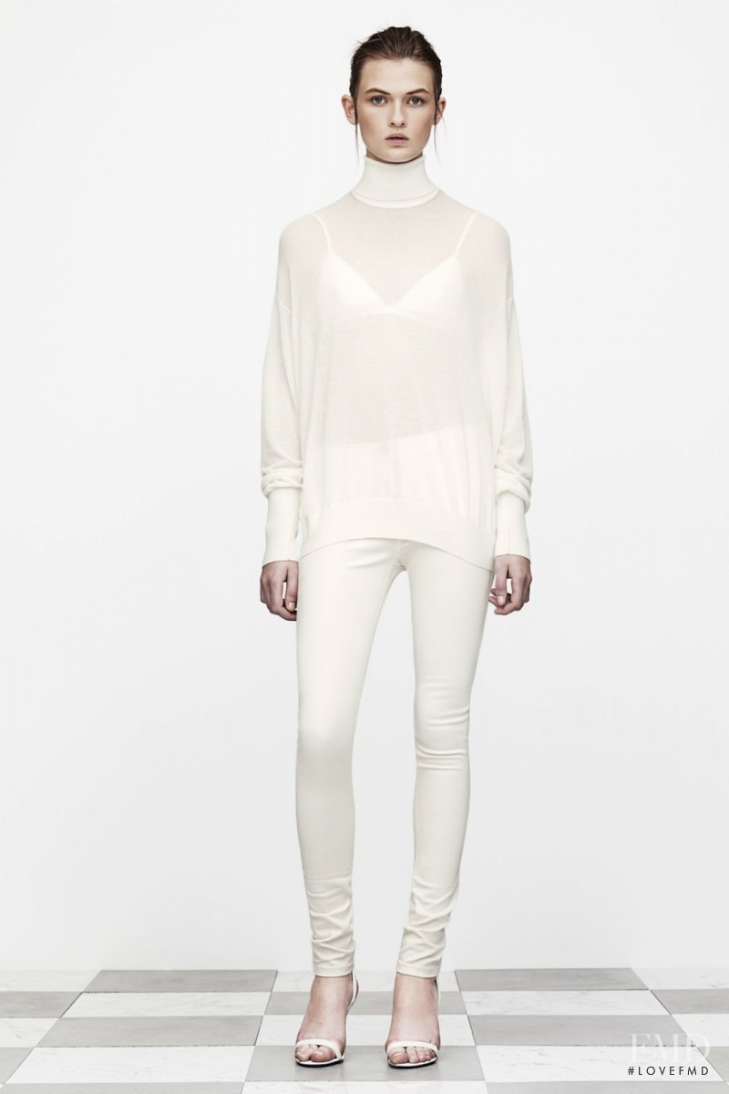 Lara Mullen featured in  the T by Alexander Wang lookbook for Spring 2013