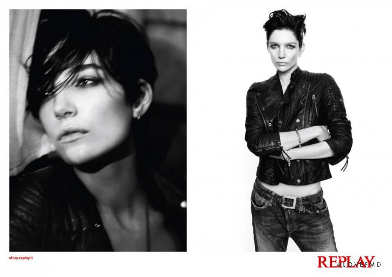 Janice Alida featured in  the Replay advertisement for Autumn/Winter 2013