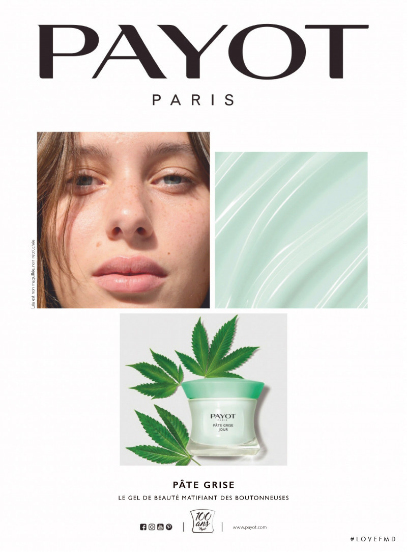 Payot advertisement for Spring/Summer 2020