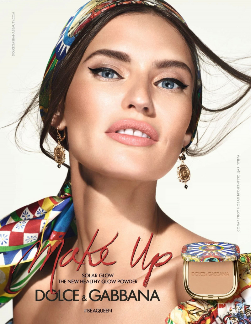Bianca Balti featured in  the Dolce & Gabbana Beauty advertisement for Spring/Summer 2020