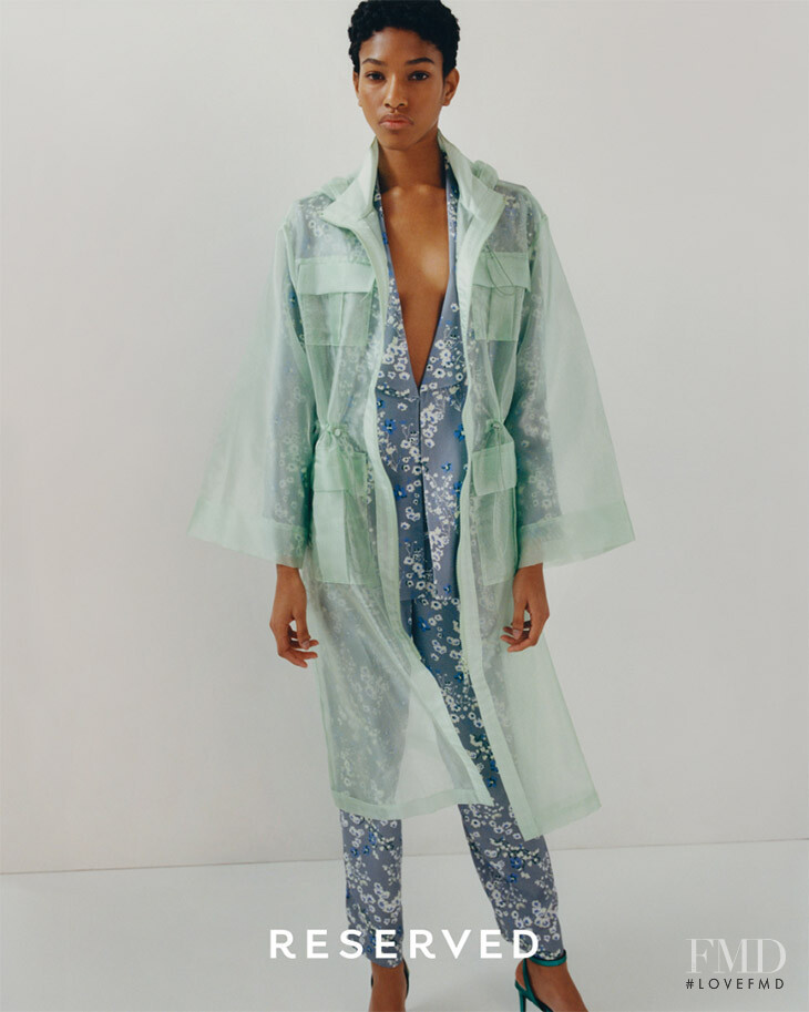 Naomi Chin Wing featured in  the Reserved advertisement for Spring/Summer 2020