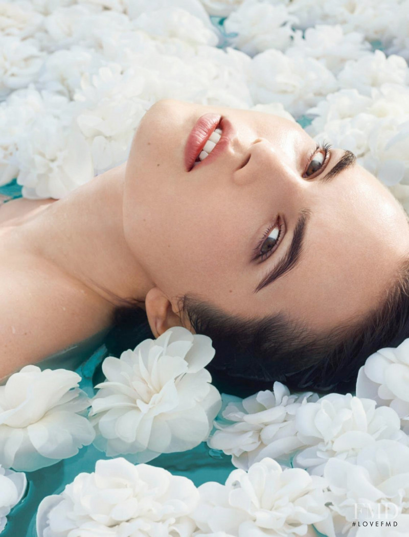 Blanca Padilla featured in  the Chanel Beauty advertisement for Summer 2020