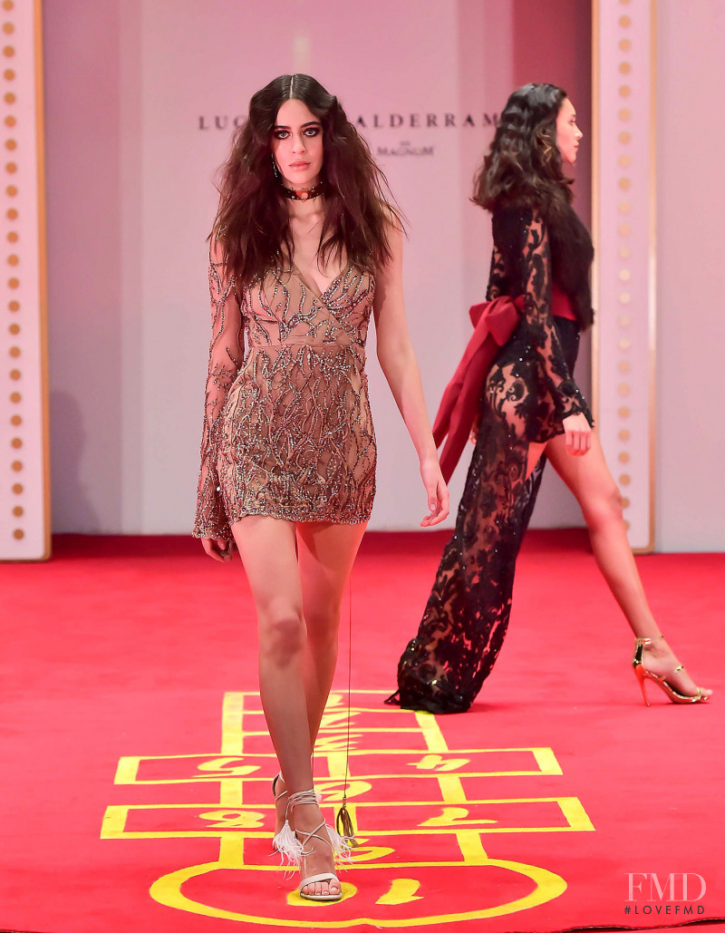 Valentina Lobeira featured in  the Luciana Balderrama fashion show for Autumn/Winter 2017