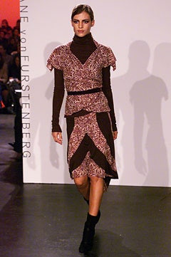 Diane Von Furstenberg fashion show for Autumn/Winter 2002
