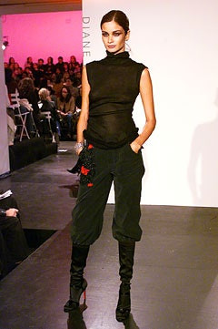 Diane Von Furstenberg fashion show for Autumn/Winter 2002