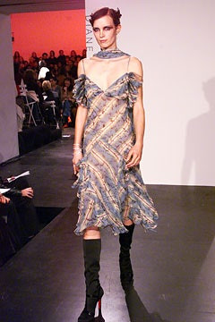 Diane Von Furstenberg fashion show for Autumn/Winter 2002