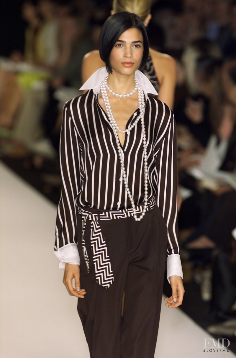 Teresa Lourenço featured in  the Ralph Lauren fashion show for Spring/Summer 2001