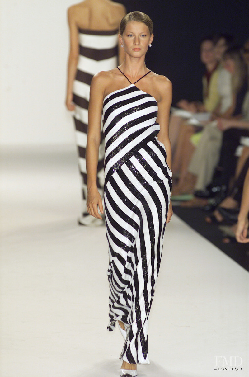 Gisele Bundchen featured in  the Ralph Lauren fashion show for Spring/Summer 2001