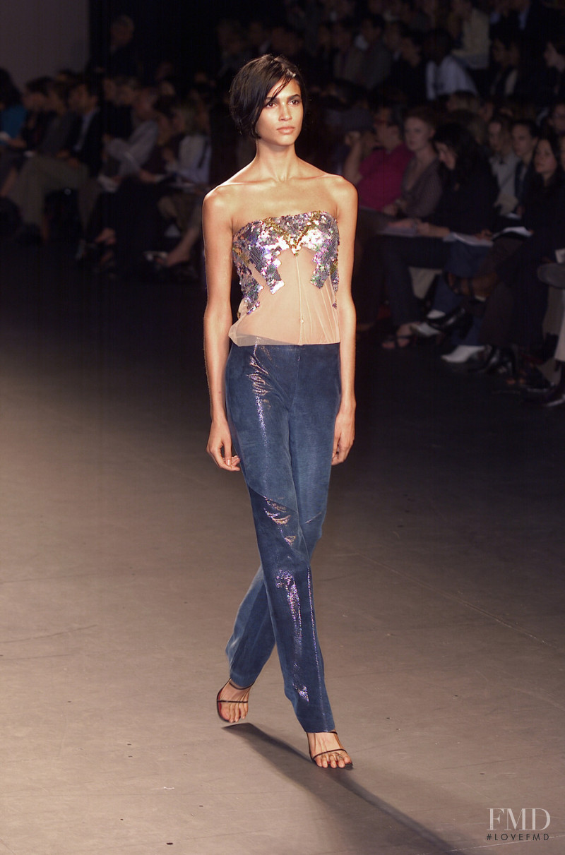 Teresa Lourenço featured in  the Vivienne Tam fashion show for Spring/Summer 2001