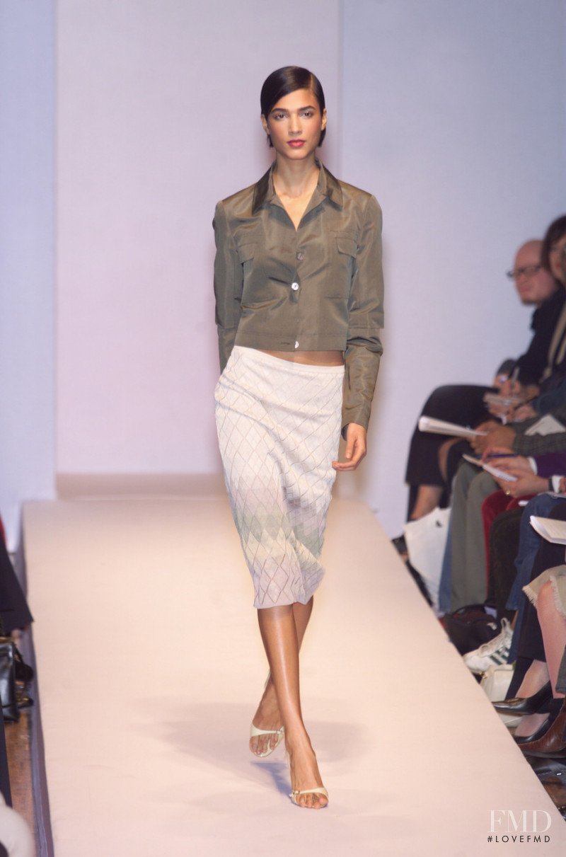 Teresa Lourenço featured in  the Rochas fashion show for Spring/Summer 2001