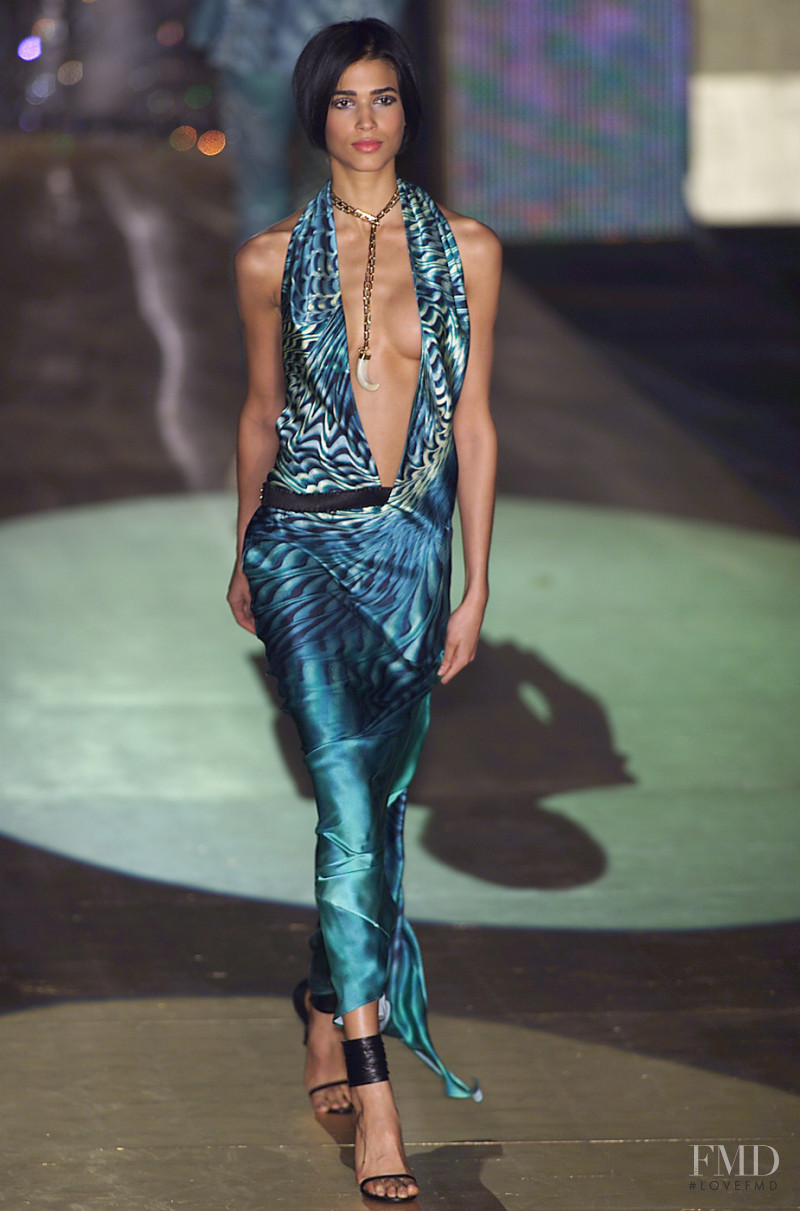 Teresa Lourenço featured in  the Roberto Cavalli fashion show for Spring/Summer 2001