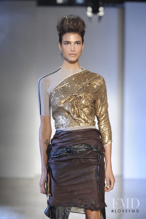 Teresa Lourenço featured in  the Toni Maticevski fashion show for Spring/Summer 2010