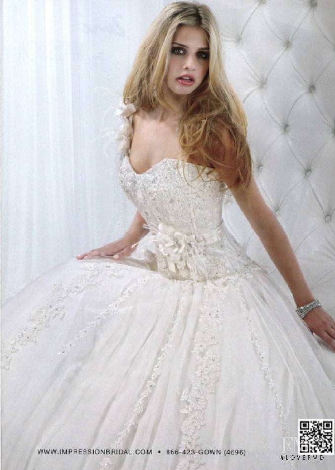 Marina Laswick featured in  the Impression Bridal Destiny Informal Collection lookbook for Summer 2012