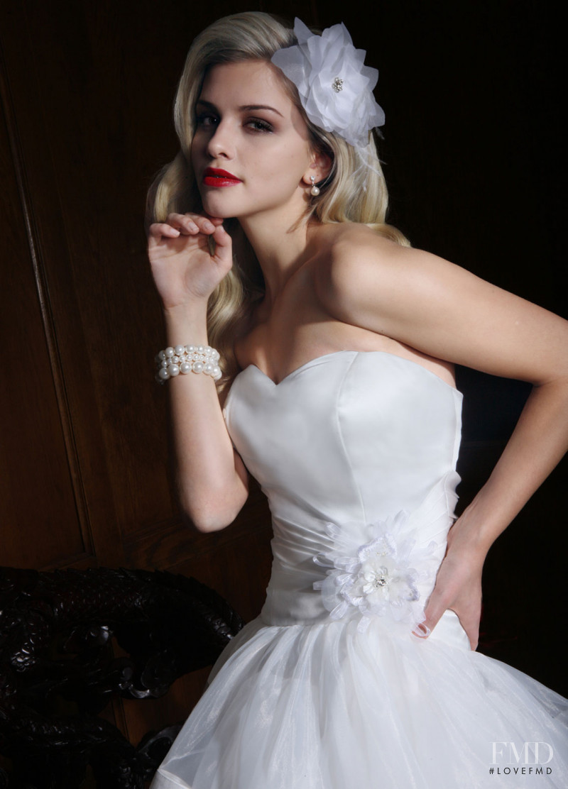 Marina Laswick featured in  the Impression Bridal lookbook for Autumn/Winter 2012