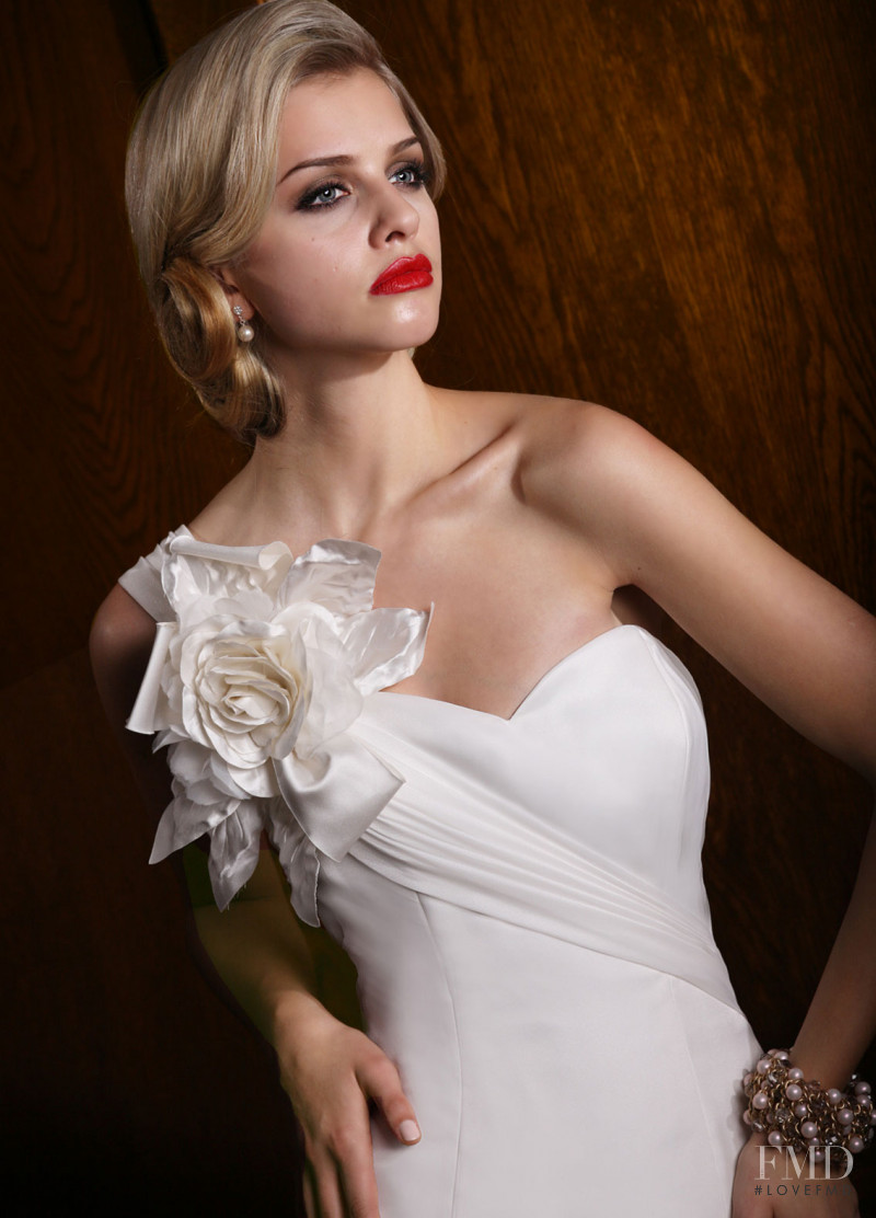 Marina Laswick featured in  the Impression Bridal lookbook for Autumn/Winter 2012
