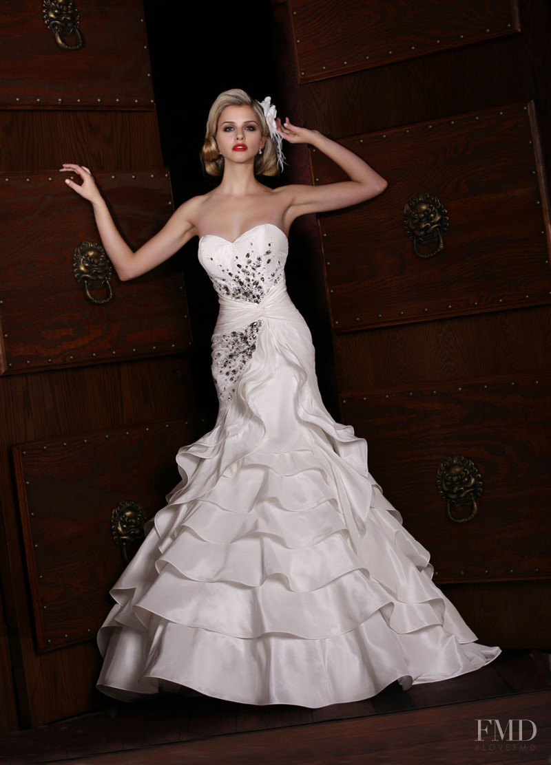 Marina Laswick featured in  the Impression Bridal lookbook for Autumn/Winter 2012