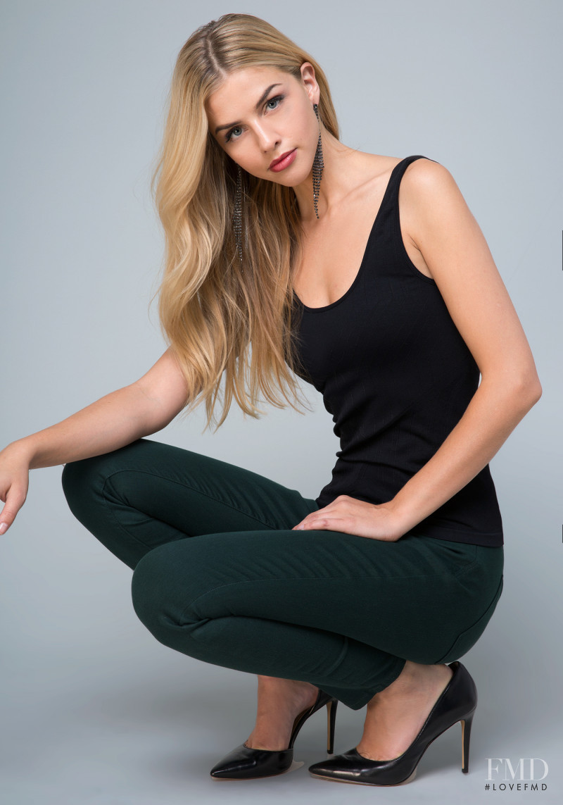 Marina Laswick featured in  the bebe catalogue for Spring/Summer 2018