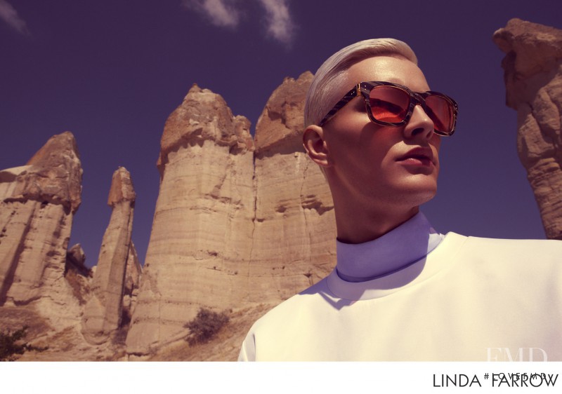 Linda Farrow advertisement for Spring/Summer 2014