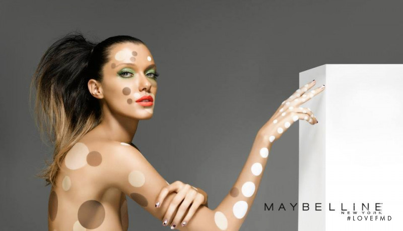 Anna Christina Schwartz featured in  the Maybelline advertisement for Summer 2015