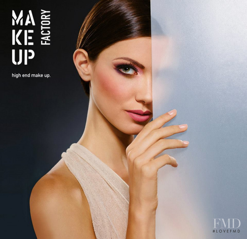 Anna Christina Schwartz featured in  the Make Up Factory advertisement for Spring/Summer 2015