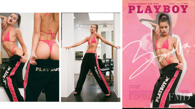 Lexi Wood featured in  the Bamba Swim lookbook for Autumn/Winter 2018