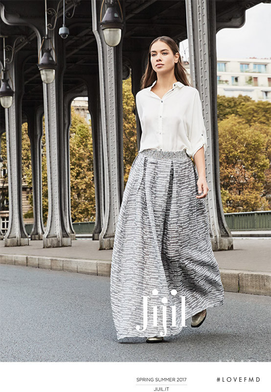 Gulsina Kalimullina featured in  the Jijil lookbook for Spring/Summer 2017