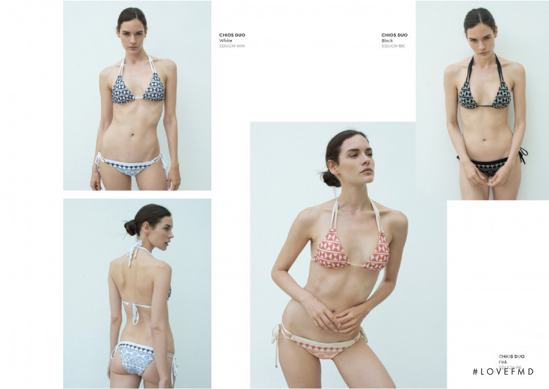 Gulsina Kalimullina featured in  the MitoSwimwear lookbook for Spring/Summer 2017