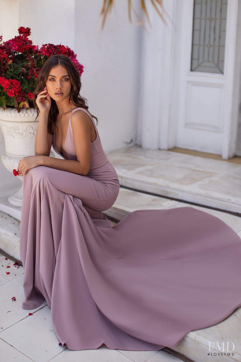 Gulsina Kalimullina featured in  the Alamour The Label Seville Collection lookbook for Autumn/Winter 2019