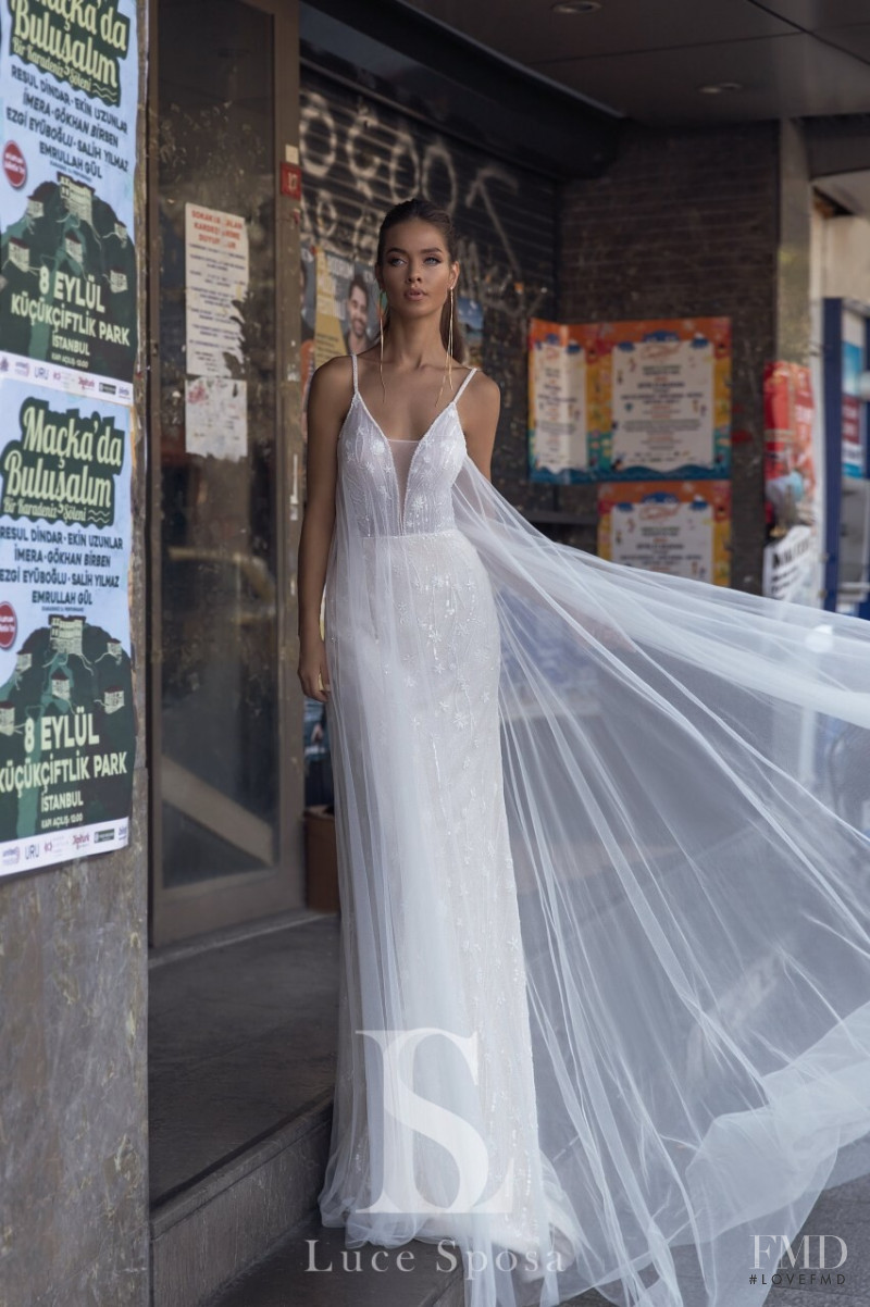 Gulsina Kalimullina featured in  the Luce Sposa lookbook for Spring/Summer 2020