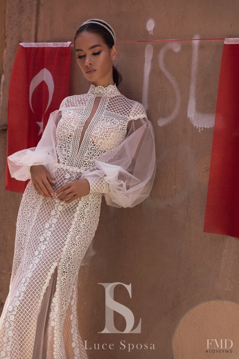 Gulsina Kalimullina featured in  the Luce Sposa lookbook for Spring/Summer 2020