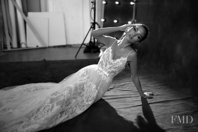 Gulsina Kalimullina featured in  the Emanuel Bridal lookbook for Spring/Summer 2018