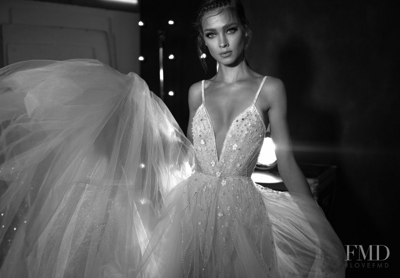 Gulsina Kalimullina featured in  the Emanuel Bridal lookbook for Spring/Summer 2018