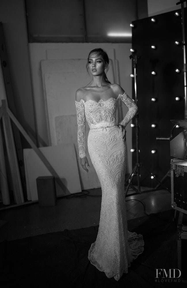 Gulsina Kalimullina featured in  the Emanuel Bridal lookbook for Spring/Summer 2018