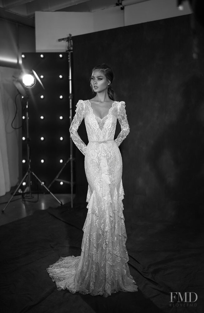 Gulsina Kalimullina featured in  the Emanuel Bridal lookbook for Spring/Summer 2018