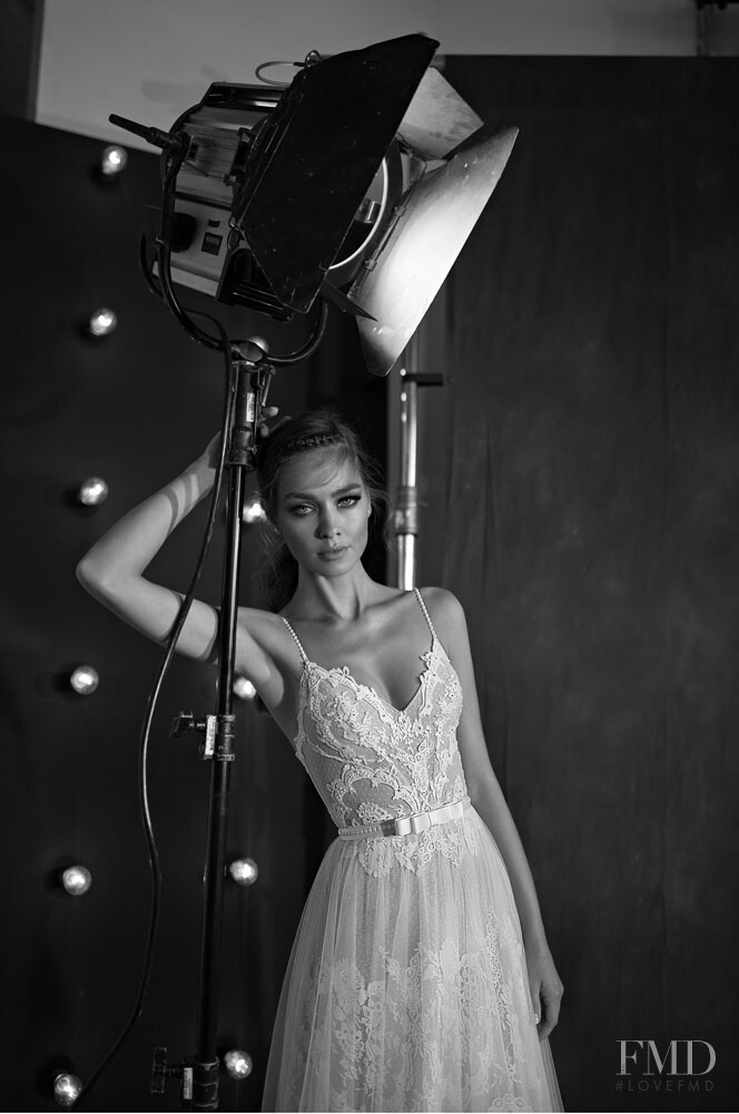 Gulsina Kalimullina featured in  the Emanuel Bridal lookbook for Spring/Summer 2018