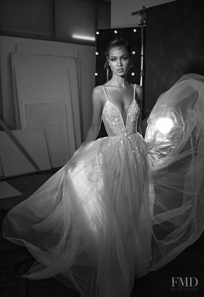 Gulsina Kalimullina featured in  the Emanuel Bridal lookbook for Spring/Summer 2018