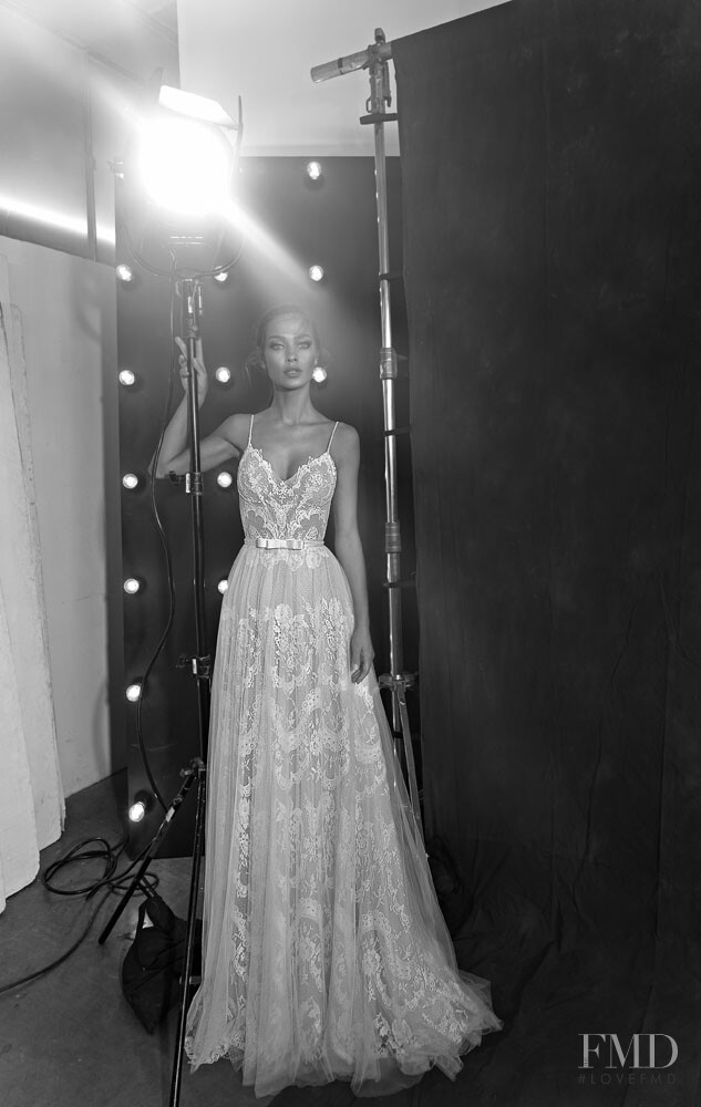 Gulsina Kalimullina featured in  the Emanuel Bridal lookbook for Spring/Summer 2018