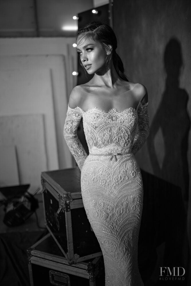 Gulsina Kalimullina featured in  the Emanuel Bridal lookbook for Spring/Summer 2018