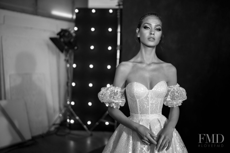 Gulsina Kalimullina featured in  the Emanuel Bridal lookbook for Spring/Summer 2018